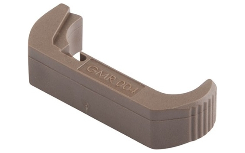 TangoDown Glock gen 4 extended mag release, large frame, tan